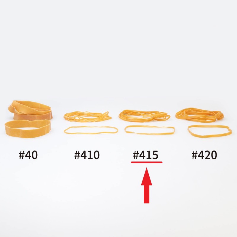 Rubber Band #415 < 1.8 oz (50 g) Transparent Bag