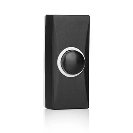 Byron DBW-22014 Bell Push - Wired - 2 Core - Black