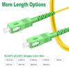 (1.6ft/0.5m) SC/APC to SC/APC Fiber Optic Internet Cable, OS2 Single