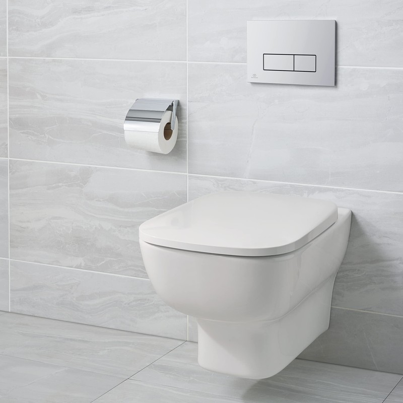 Ideal Standard Oleas P2 Pneumatic Toilet Flush Plate, R0119AA, Chrome