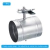 PATIKIL 5" HVAC Duct Manual Volume Damper, Metal Adjustment Airflow