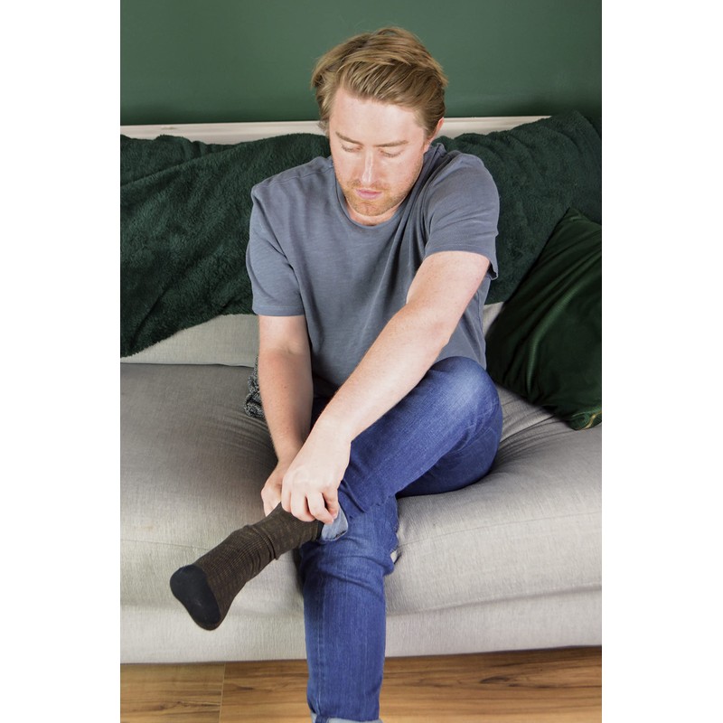 Sock Snob - Men's Breathable Organic Patterned Pattern Plain Bamboo