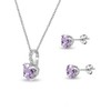 B. BRILLIANT Sterling Silver Amethyst & White Topaz Round Crown