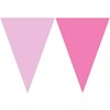 Procos 89507 Bunting Pink Size 230 x 25 cm Hanging