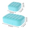 YoungerY (1pc Travel Portable Soapbox Drain Soap Box with Cap
