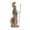 BeautifulGreekStatues Athena With Owl Medusa Holding Shield Greek Goddess Alabaster
