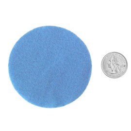 Playfully Ever After Blue, Light Blue, Militia Blue & Turquoise Craft Felt Circles (3 Inch - 30pc)
