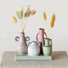 Creative Co-Op 4 Stoneware Mounted Vases on a Base with