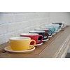 LOVERAMICS Egg 15.50cm Café Latte Saucer White