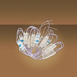 Mextronic LED Modules: 20 x 2 LED Power Module HL02, 0.72 W, 3000 K, 12 V, IP65 [Energy Class F]