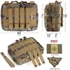WYNEX Tactical Large Admin Pouch of Double Layer Design, Molle