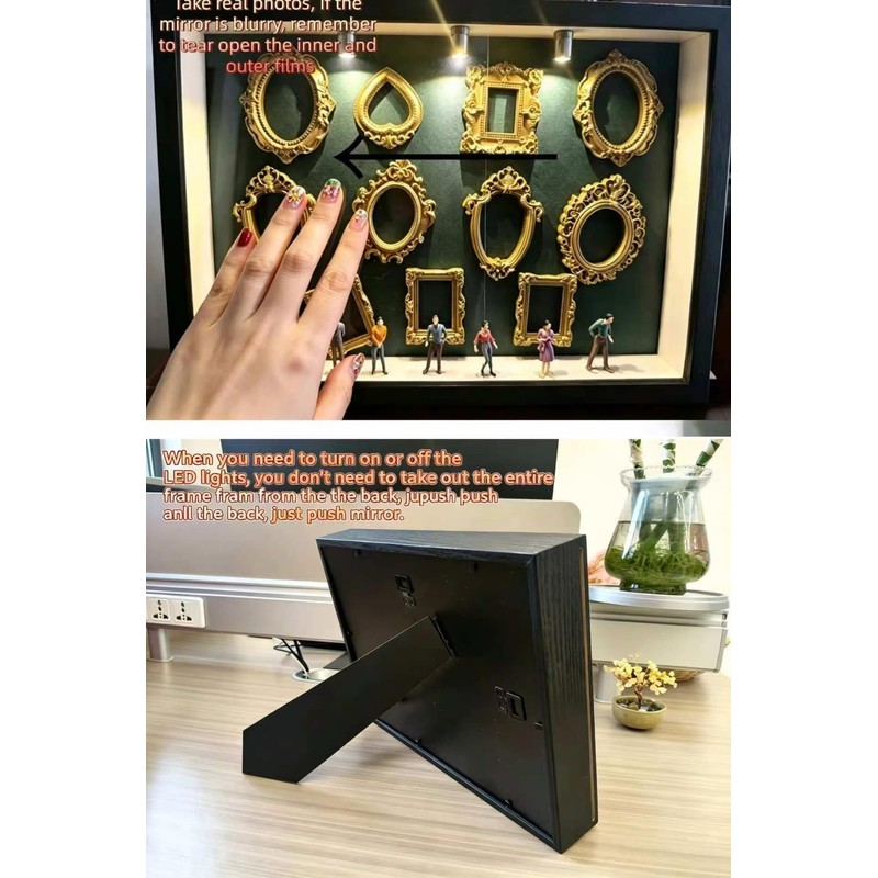 DIY Mini Museum Kit, Lighted Museum of Us Shadow Box
