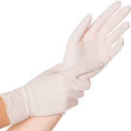 Disposable Gloves – Safe Fit, Light, Nitrile Gloves, Powder-Free, Latex-Free, Medical Grade, AQL 1.5 Easy Work, Cleaning Gardening Tool, Tattooist, 200 Piece White