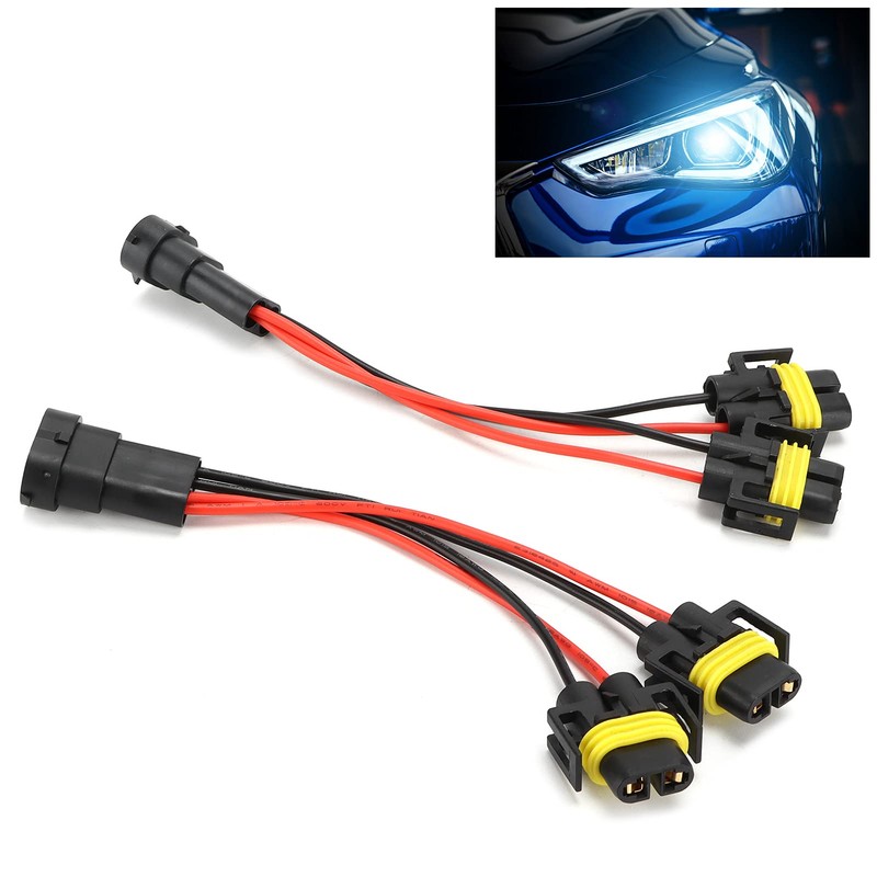 H11 H8 Splitter Wiring Harness for Fog Lamp Headlight High