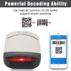 BAOSHARE Bluetooth Escáner de código de Barras 2D 1D inalámbrico,