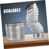 Gadpiparty Flexible Aluminum Foil Kitchen Vent Hose for Range Hood
