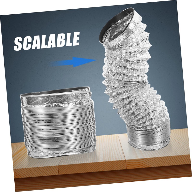 Gadpiparty Flexible Aluminum Foil Kitchen Vent Hose for Range Hood
