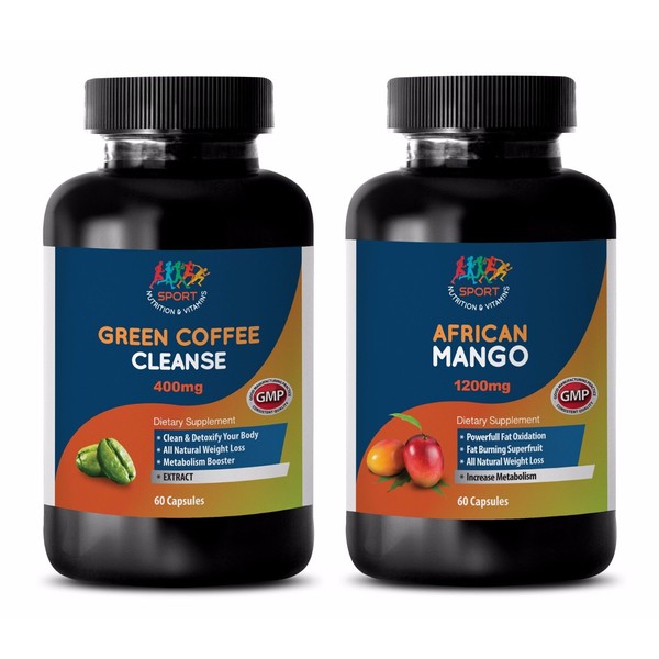 immune powder - GREEN COFFEE CLEANSE – AFRICAN MANGO COMBO 2B - green coffee ant