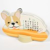 GreetingLife 2026 Calendar Animal Die Cut French Bulldog Desktop C-1713-ET