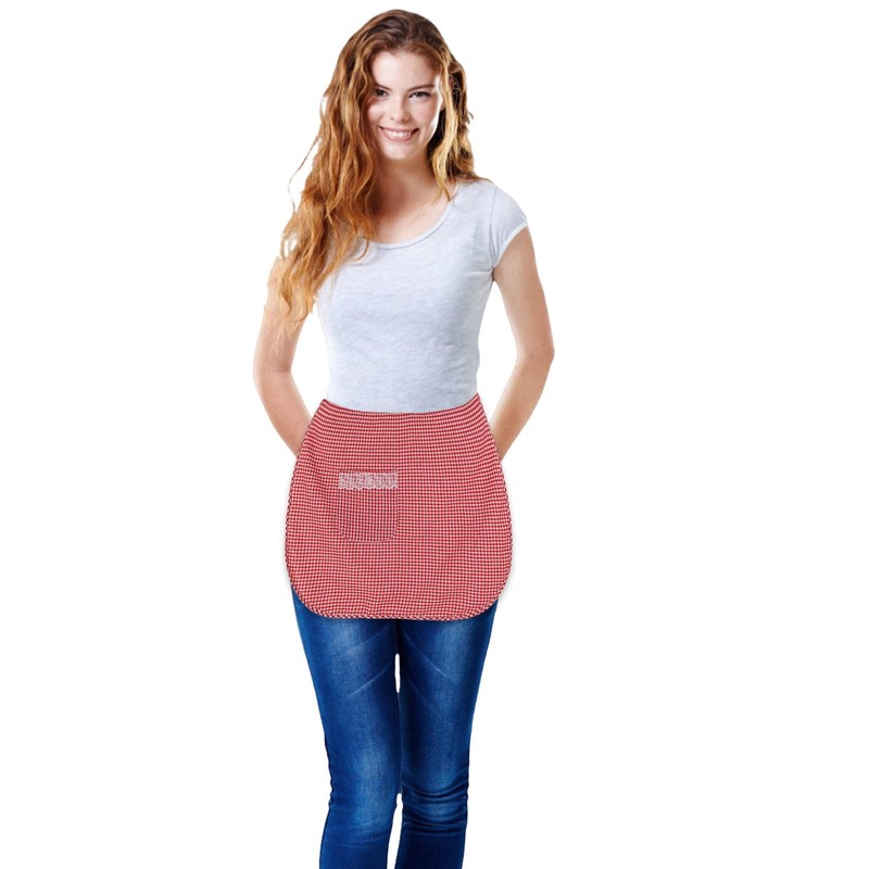 FAIRYGATE Waist Apron With Pockets for Home Kitchen Restaurant Work