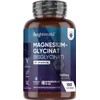 Magnesium Glycinate Capsules - 1420 mg Magnesium Bisglycinate with Vitamin B6 (Pyridoxine Hydrochloride) - 200 mg Element Magnesium - 180 Vegan Capsules - 3 Months Supply - Alternative to Powder