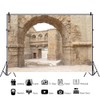 Pnylzzyxh Jerusalem Buildings Backdrop Israel Old City Backdrop Roman Church