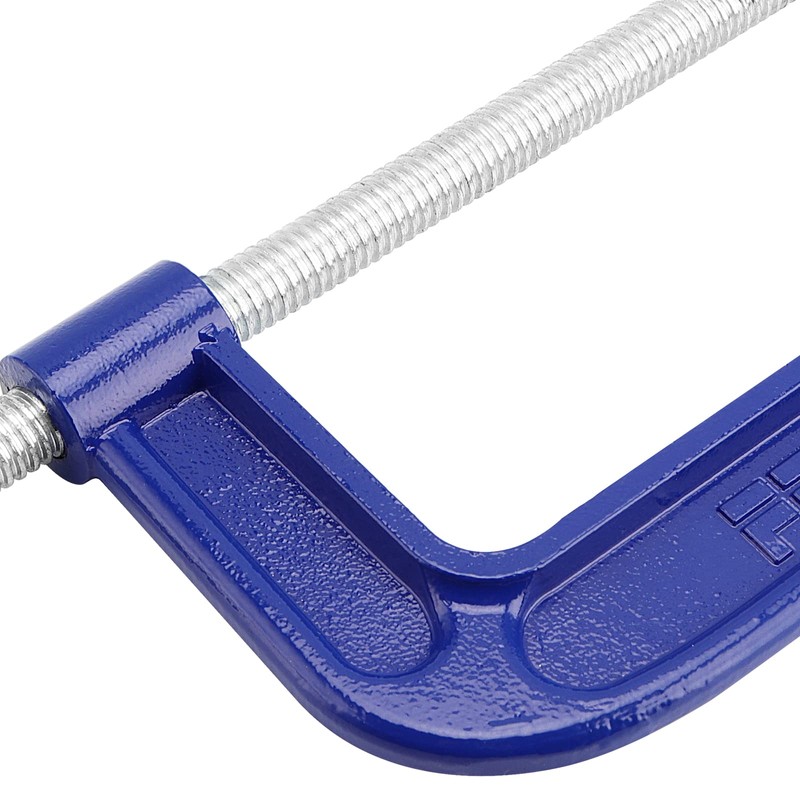 SINJEUN 3 Pack 10 Inch C-Clamp, Cast Iron C-Clamp Heavy
