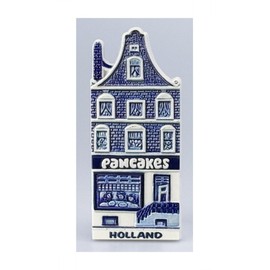 Souvenir Magnet Canals House Pancakes Holland 11.5 x 5 cm Bakers Delft Blue Holland Maritime Fridge Magnet Figure Decoration GMTX 16787