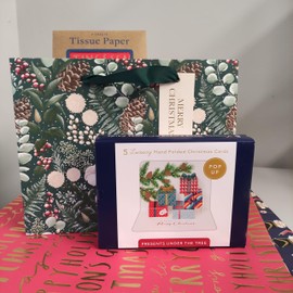 The Art File Christmas Package, Gift Bag, Pop Up Cards in Box, Wrapping Paper