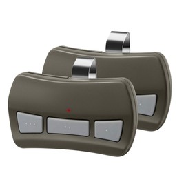 ASONPAO 2X GITR-3/OCDTR-3 Genie Overhead Door Garage Door Opener Remote,IntelliCode/CodeDodger 390MHZ (Brown 2Pak) 3-Years-Warranty