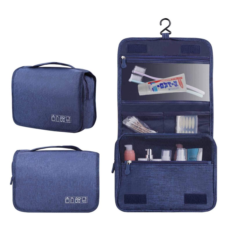 Sanfire Toiletry Bag, Pouch, with Hook, Bag, Travel, Cosmetic Pouch,