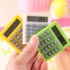 SUPERTOOL Mini Calculator Student Mini Calculator Blue Electric Portable for