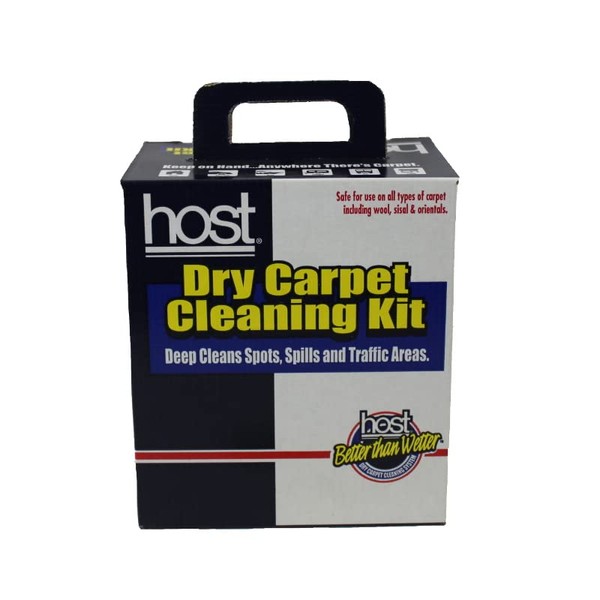 Host Dry Carpet Cleaning Kit Contains 2.5 Shaker, 8oz Spot Remover and Carpet Brush # C12100