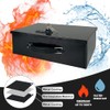 YIYITOOLS - Caja de bloqueo ignífuga, doble combinación y caja