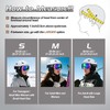 Odoland Ski Helmet and Goggles Set for Adults & Youth,