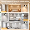 Lightdot 6 Pack 6 Inch LED Gimbal Recessed Lighting, 360°+90°