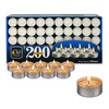 Ohr Tealight Candles - 200 Pack Bulk Tea Lights Candles