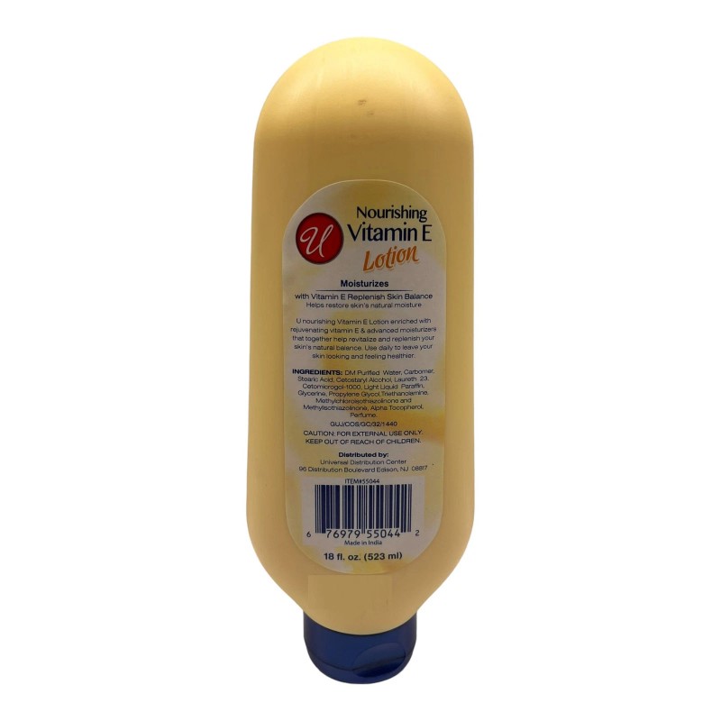 Universal Nourishing Vitamin E Lotion, 18oz. (523ml)