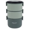 3-Layer Thermal Lunch Box, Leak-Proof, Vacuum Insulated Thermos Container for