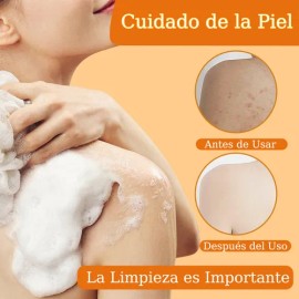 2pc Jabón Cúrcuma Para Baño Facial Y Corporal
