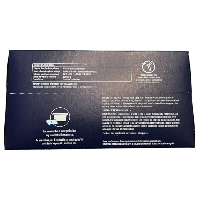 Downy WrinkleGuard Dryer Mega Sheets Fresh 80 Count 3X's Wrinkle