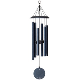 Corinthian Bells by Wind River - 27 inch Midnight Blue Wind Chime for Patio, Backyard, Garden, and Outdoor Decor (Aluminum Chime) Made in The USA