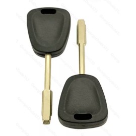 Aftermarket 2pak: Jaguar 8-Cut Tibbe Key Blank w/Cloning Chip! For: 1997-99 XJ8 XJR XK8 XKR