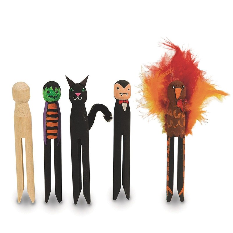 Clothespins - Doll Pins, 3-5/8" (Pack of 30)