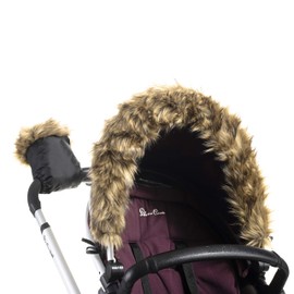 Clair de Lune Universal Pushchair/Stroller Faux Fur Hood Accessory - Fox