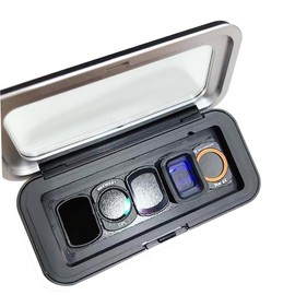 IWASHI DJI Pocket 3 Filter Case, Lightweight, Storage Box, Magnetic Adsorption, Lens Filter, SD/TF Card Compatible, Dustproof, Shockproof, Camera Accessory Case, Storage Case Only