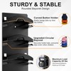 QEEYON 2 Pack Hat Organizer For Baseball Caps, Wall Mounted