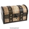 Treasure Chests | Varnished Wood | With Metal Flip Closure