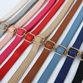 Leather Shoulder Crossbody Bag Strap Bag Strap Black 2ea