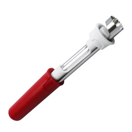 esahpss 8 In Apple Corer,Apple Peeler And Corer Tool,Stainless Steel Kitchen Core Removal Tool,Fruit Core Remover, Apple, Pear, Bell Pepper(Red)
